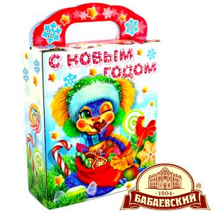 Детский подарок на Новый Год в мешочке весом 800 грамм по цене 1261 руб в Старом Осколе